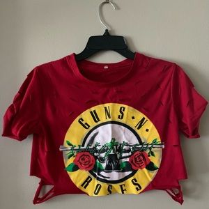 Guns n Roses crop top